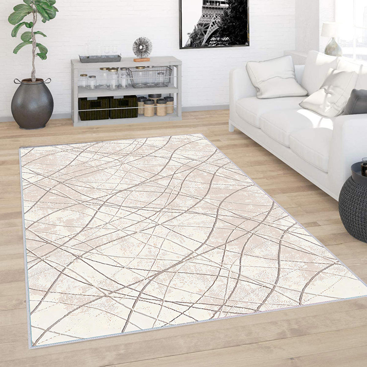 Dijital Baskı Yıkanabilir Kaymaz Taban Salon Halısı Ve Yolluk RVG0401