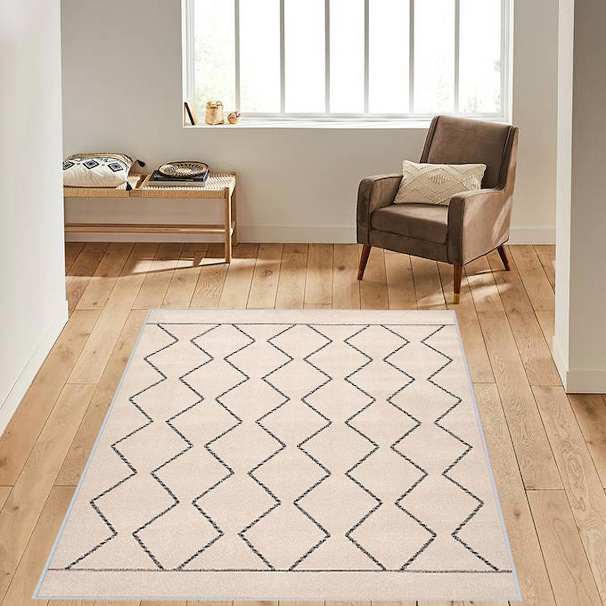 Dijital Baskı Yıkanabilir Kaymaz Taban Salon Halısı Ve Yolluk RVG1052