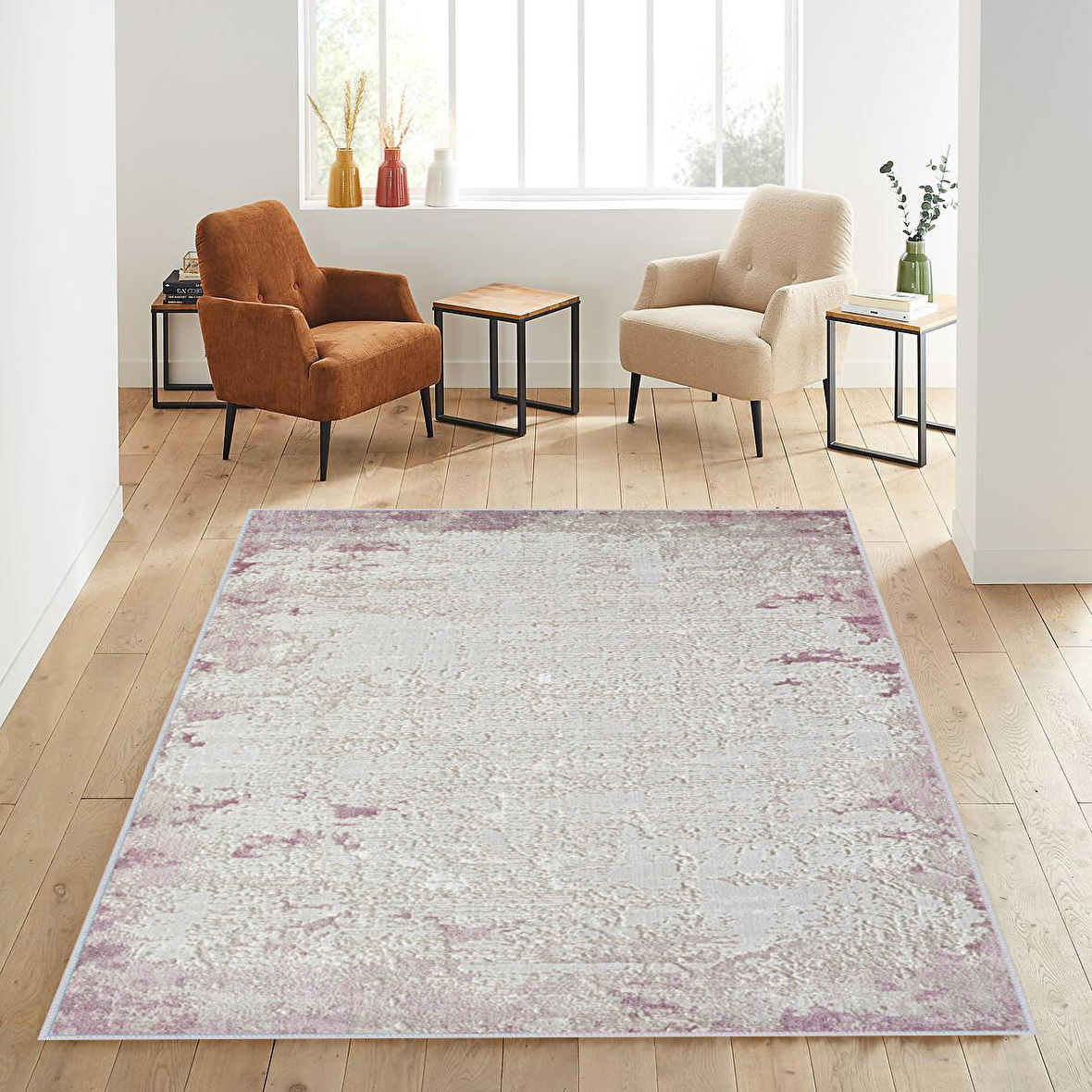 Dijital Baskı Yıkanabilir Kaymaz Taban Salon Halısı Ve Yolluk RVG1066