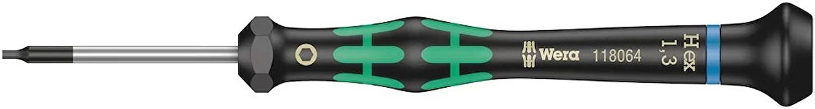 Wera 2054 Hex-Plus Alyan 1,3x40mm Tornavida 05118064001