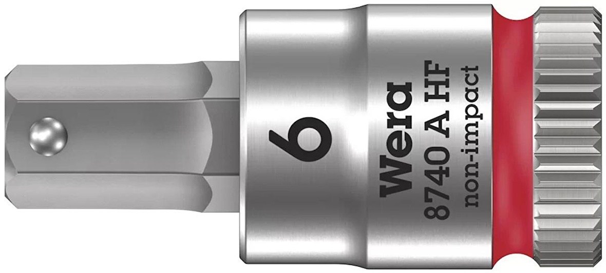 Wera 8740 A HF Hex-Plus 1/4" Lokma 6x28mm 05003337001