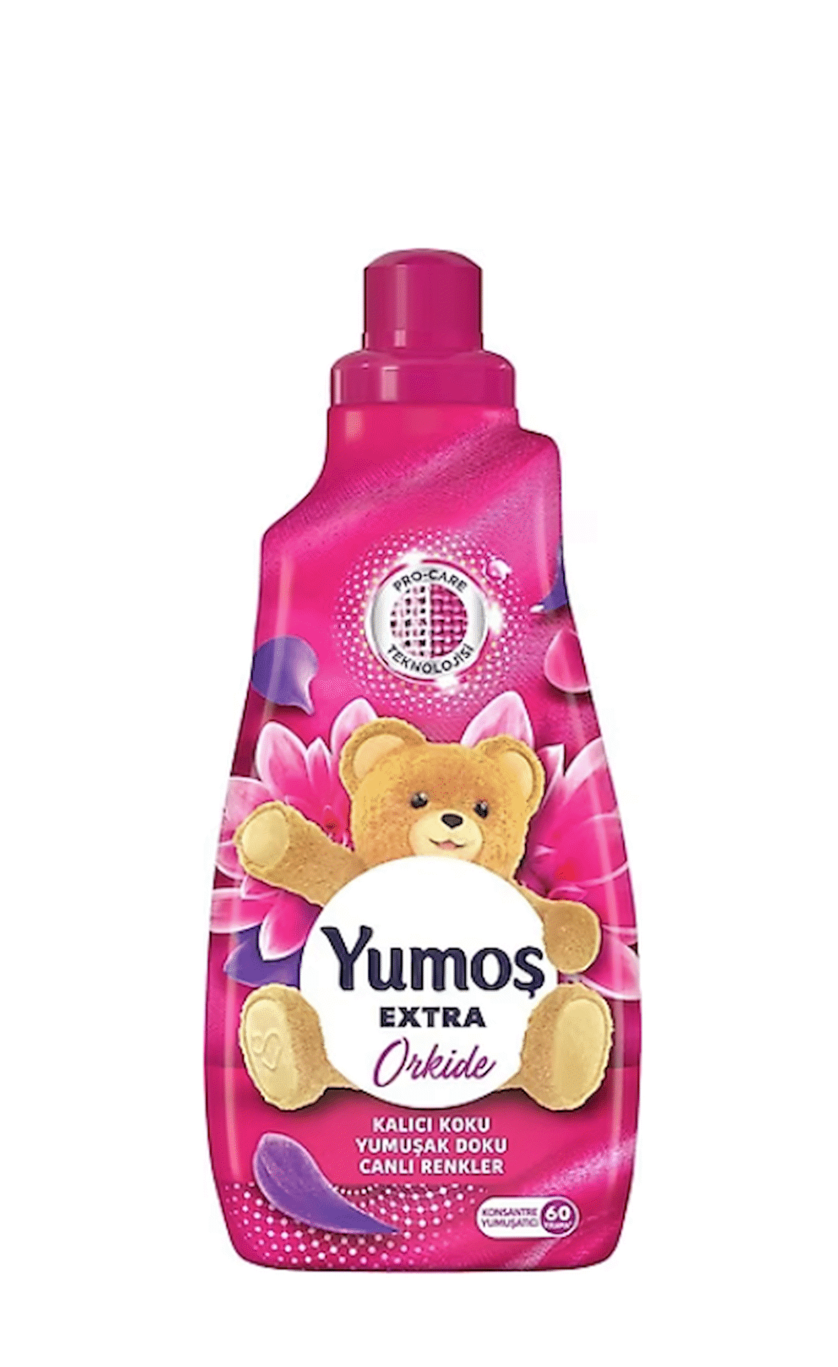 Yumoş Extra Yabani Orkide & Yasemin Beyazlar ve Renkliler İçin Konsantre Yumuşatıcı 1440 ml 60 Yıkama