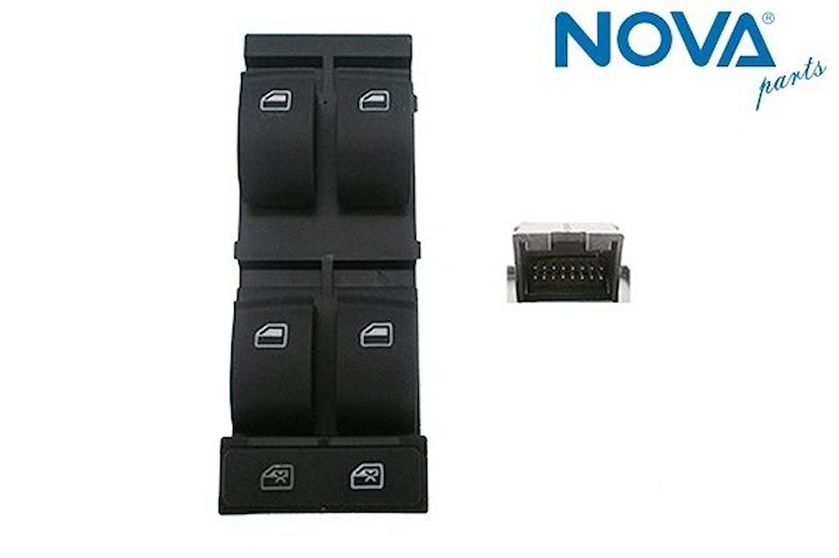 Cam Açma Anahtarı   ( 4 Lü )-Audı A3-97-3-A6-98-5-A6 Allroad-0-5-A6 Quattro-98-5-Rs6-3-5