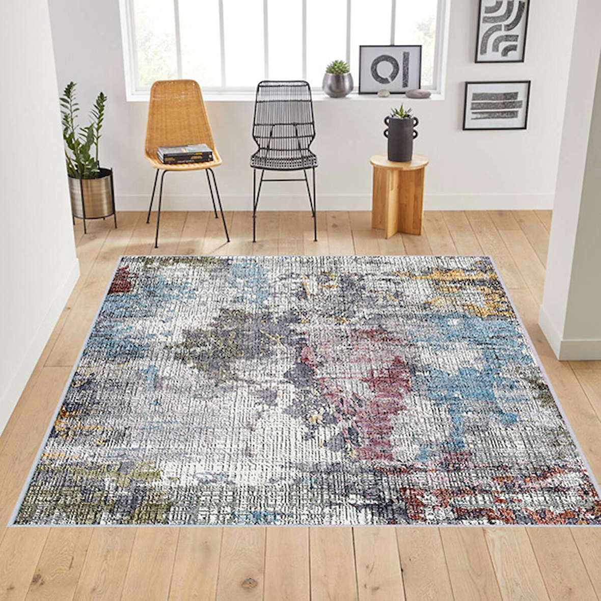 Dijital Baskı Yıkanabilir Kaymaz Taban Salon Halısı Ve Yolluk RVG0194-SD382