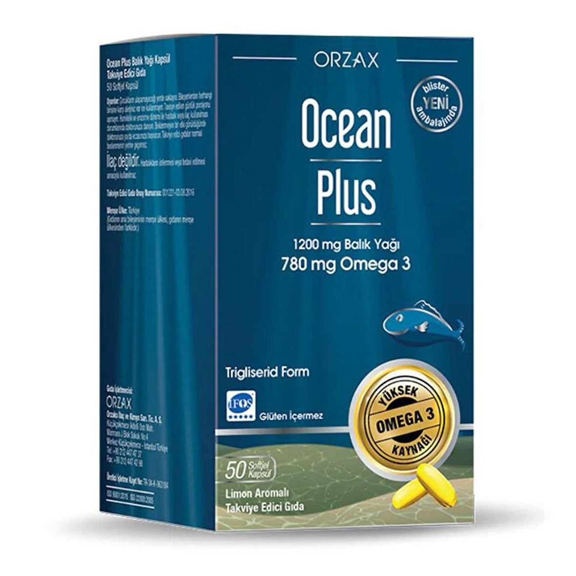 Ocean Plus 50 Kapsül - Diş Beyazlatıcı Köpük Hediye