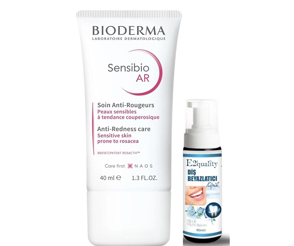 Bioderma Sensibio Ar Bakım Kremi 40 ml- Diş Beyazlatıcı Köpük Hediye 