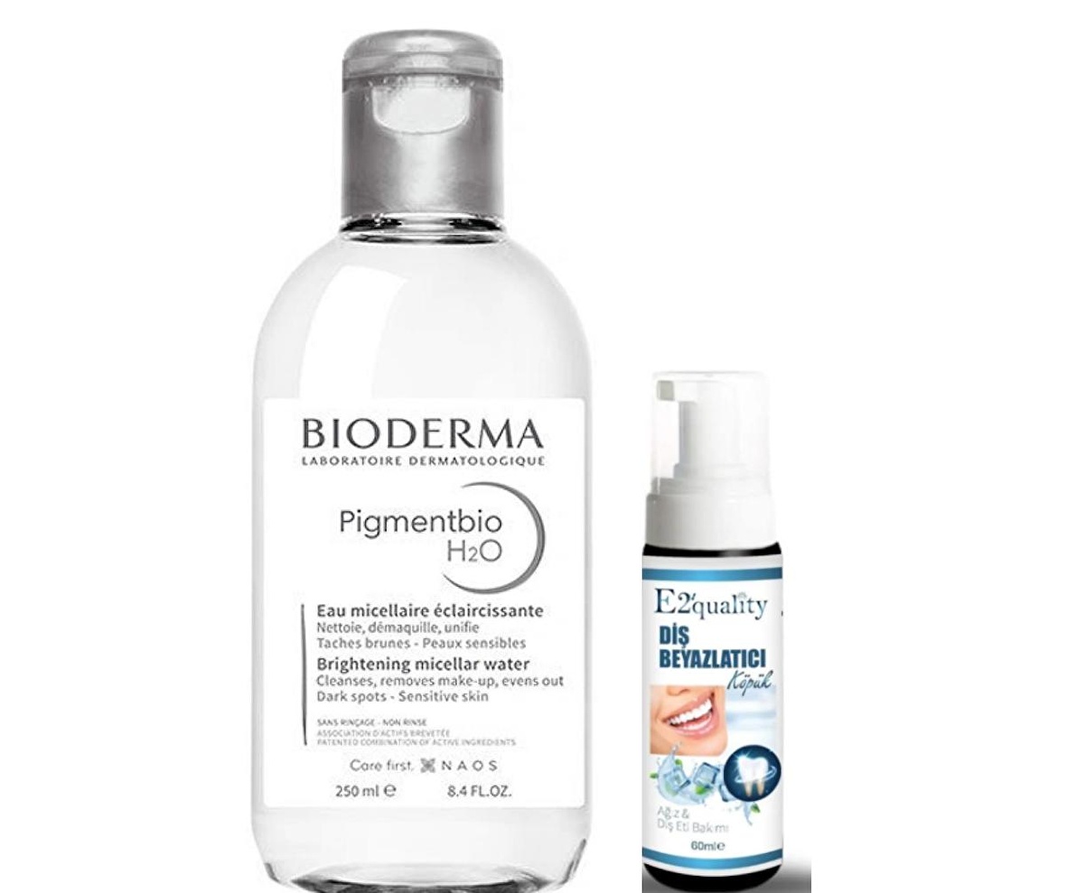 Bioderma Pigmentbio H2O Brightening Micellar Water 250 ml- Diş Beyazlatıcı Köpük Hediye 