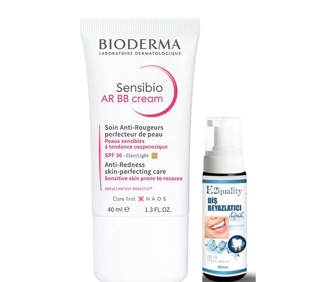 Bioderma Sensibio AR BB Cream Spf30 (Light) 40ml- Diş Beyazlatıcı Köpük Hediye