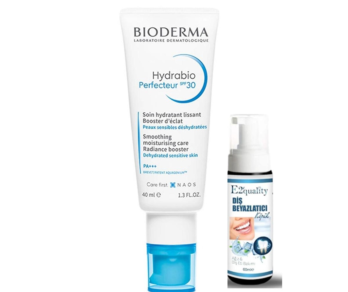 Bioderma Hydrabio Perfecteur Spf30 Nemlendirici Krem 40 ml- Diş Beyazlatıcı Köpük Hediye