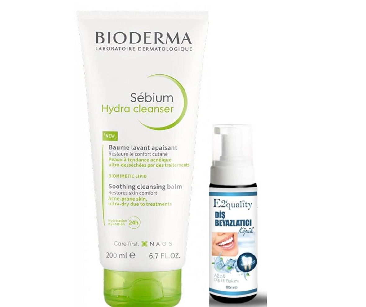 Bioderma Sebium Hydra Cleanser 200 ml- Diş Beyazlatıcı Köpük Hediye