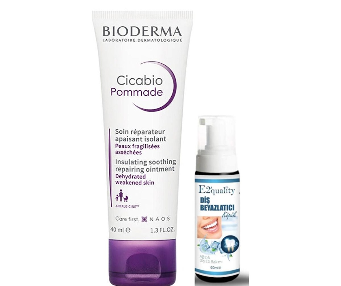 Bioderma Cicabio Pommade 40ml- Diş Beyazlatıcı Köpük Hediye