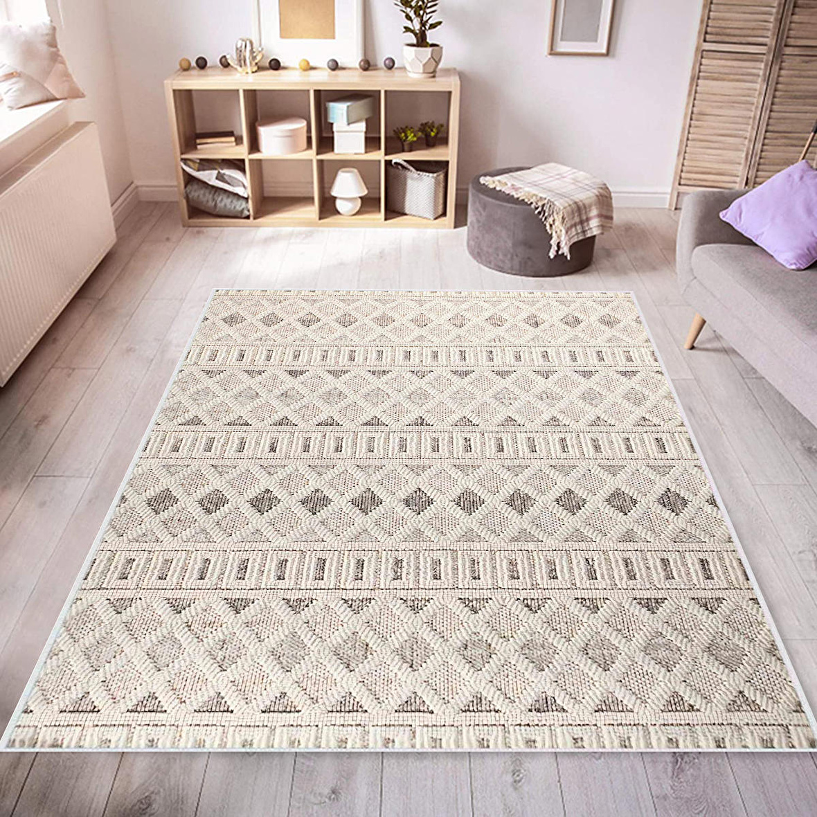 Dijital Baskı Yıkanabilir Kaymaz Taban Salon Halısı Ve Yolluk RVG0534