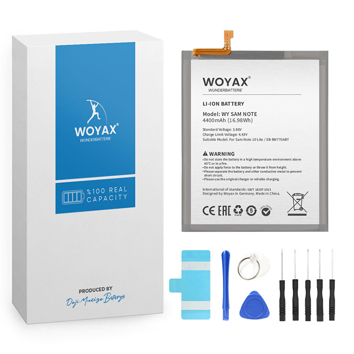 Woyax by Deji Samsung Galaxy Note 10 Lite Batarya