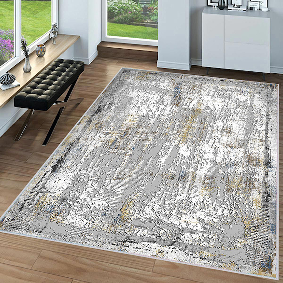 Dijital Baskı Yıkanabilir Kaymaz Taban Salon Halısı Ve Yolluk RVG0060-SM10
