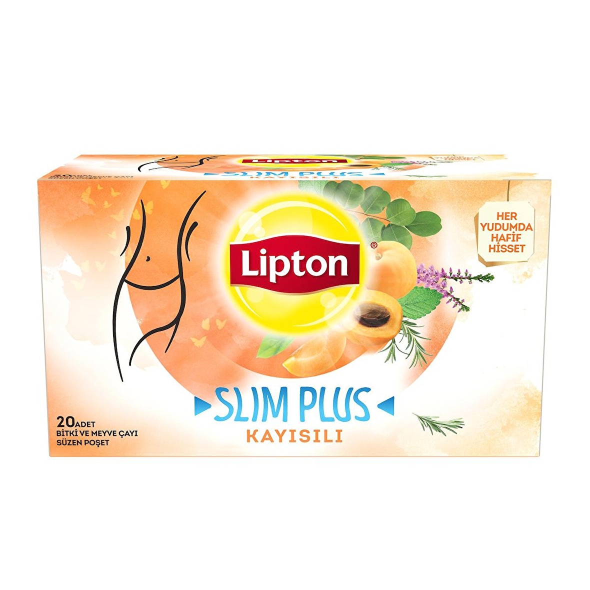 Lipton Slim Plus Kayısı Çay 20'li