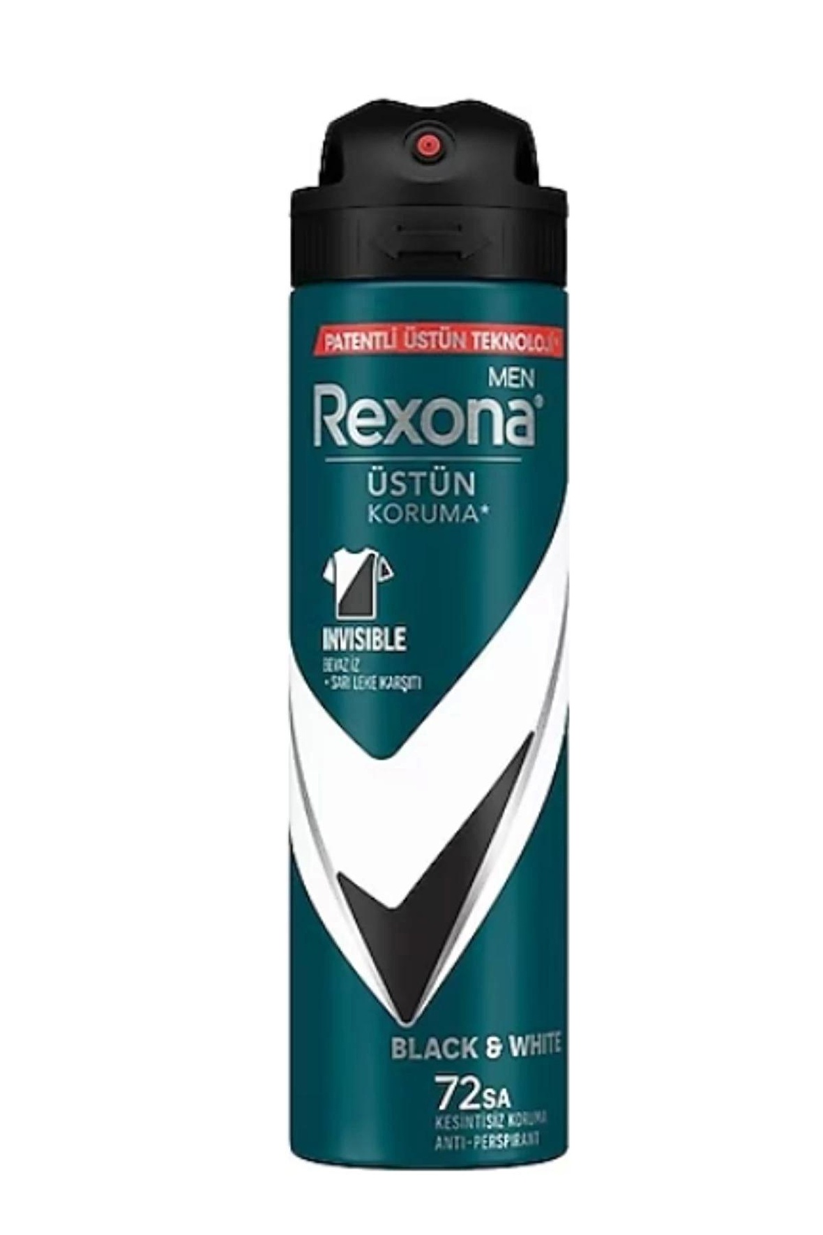Rexona Invisible Black & White Üstün Koruma Erkek Deodorant 150 ml