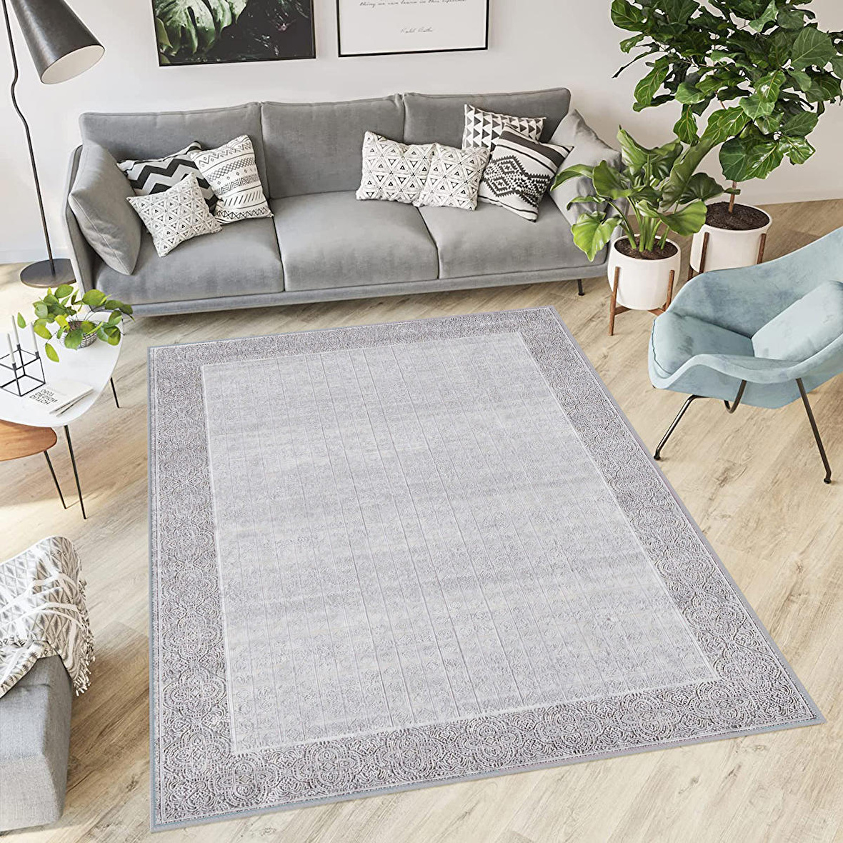 Dijital Baskı Yıkanabilir Kaymaz Taban Salon Halısı Ve Yolluk RVG0569