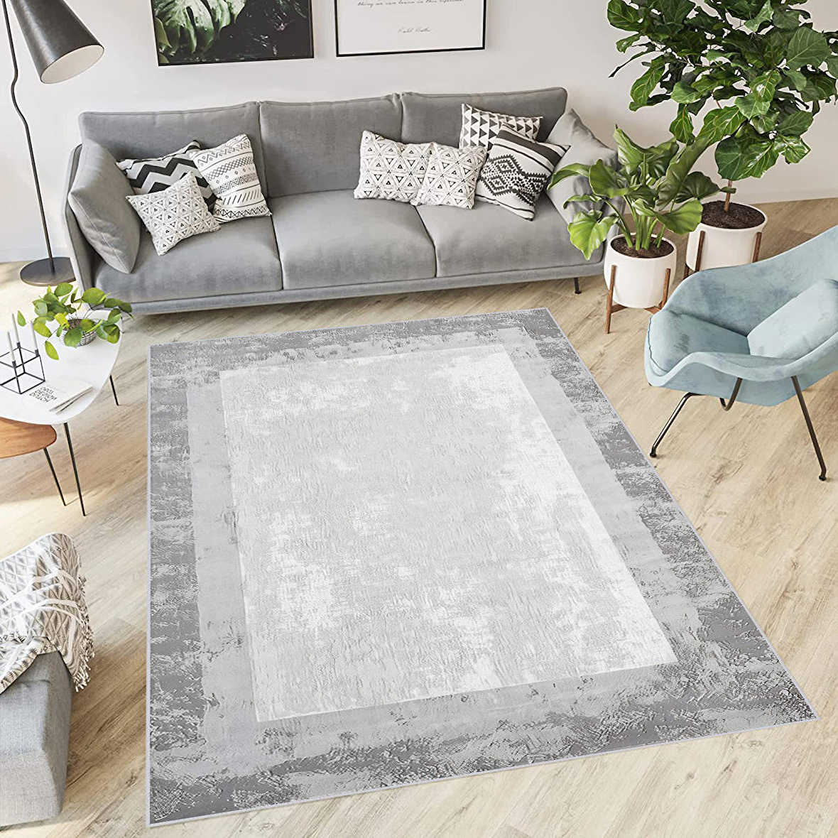 Dijital Baskı Yıkanabilir Kaymaz Taban Salon Halısı Ve Yolluk RVG1854-SM310
