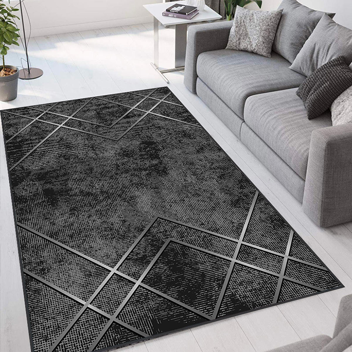Dijital Baskı Yıkanabilir Kaymaz Taban Salon Halısı Ve Yolluk RVG1668