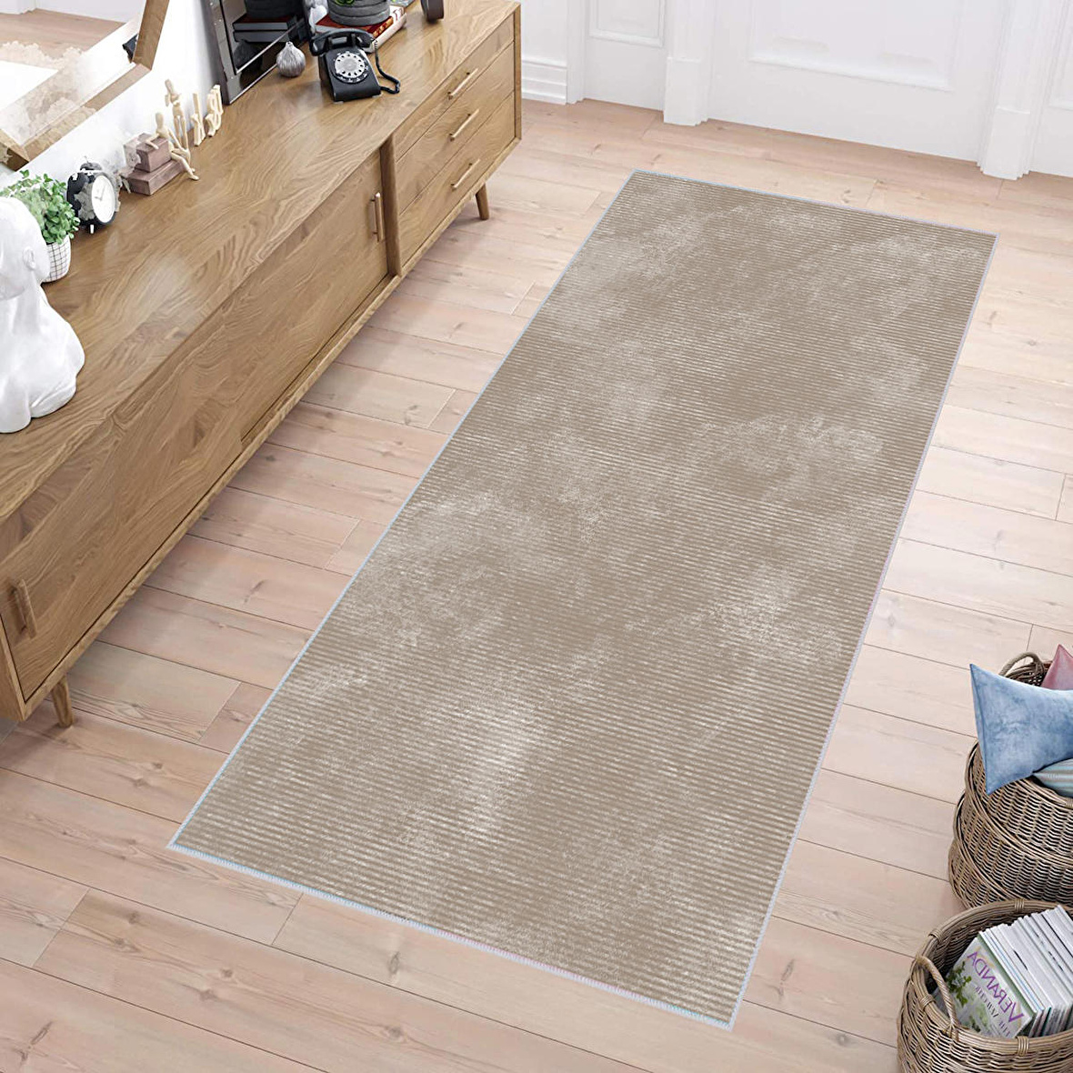 Dijital Baskı Yıkanabilir Kaymaz Taban Salon Halısı Ve Yolluk RVG1081