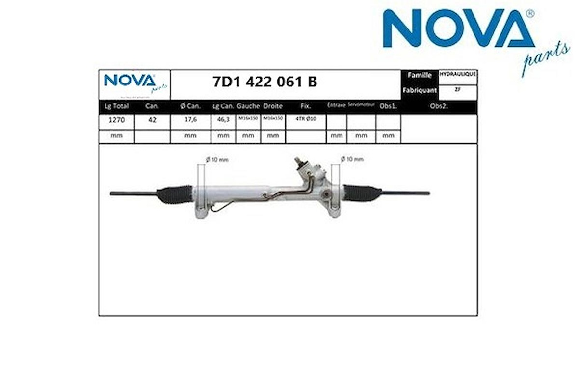 Direksiyon Kutusu Kmp. ( Rot Kolu & Körüğü )-Transporter T4-2.5 Lt.-91-3