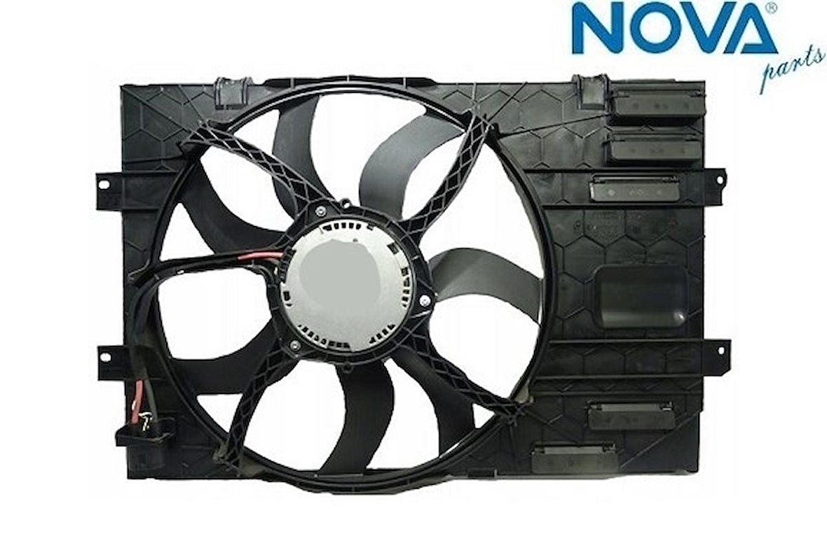 Fan Motoru & Çerçevesi ( Set )-Transporter T7-2.0-Tdı-Caaa-Caab-Caac-Cfca-Cxga-Cxgb-Cxhb