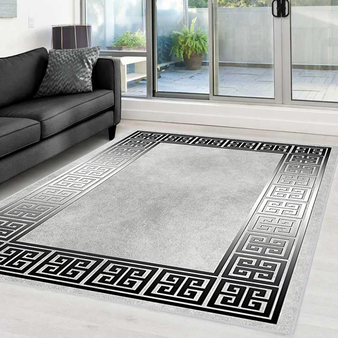 Dijital Baskı Yıkanabilir Kaymaz Taban Salon Halısı Ve Yolluk RVG0365