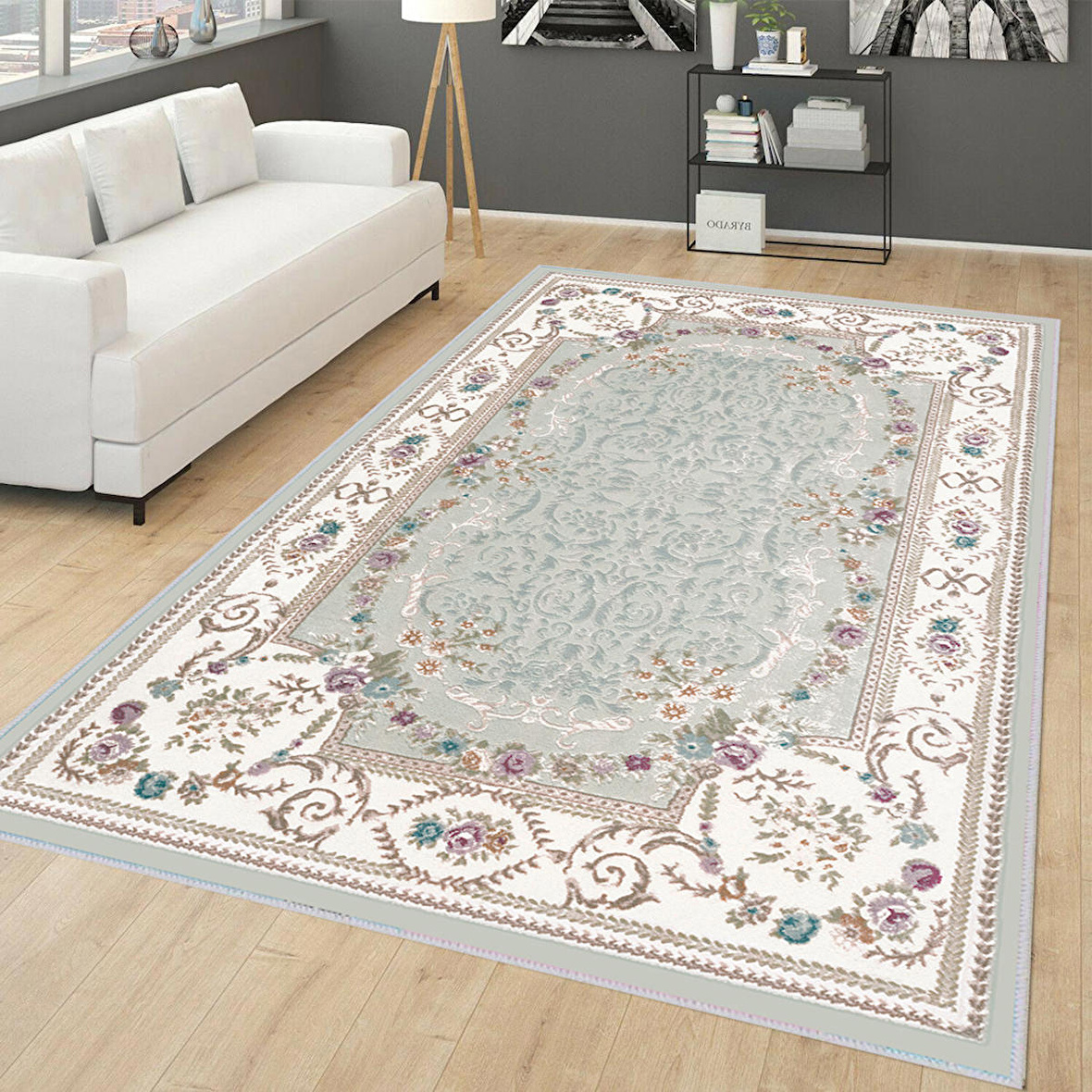 Dijital Baskı Yıkanabilir Kaymaz Taban Salon Halısı Ve Yolluk RVG0274