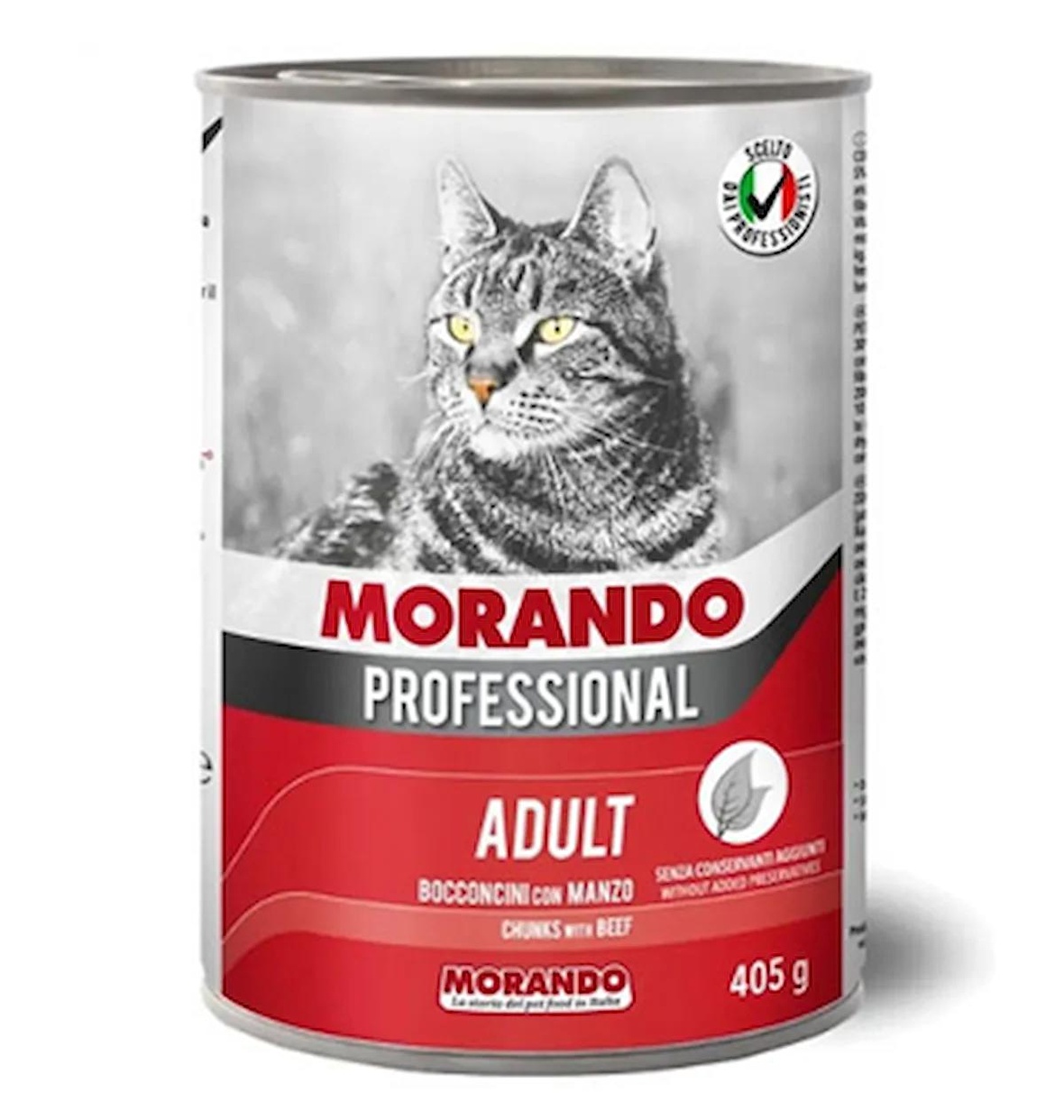 Morando Professional Biftekli Yetişkin Kedi Konservesi 405 Gr 