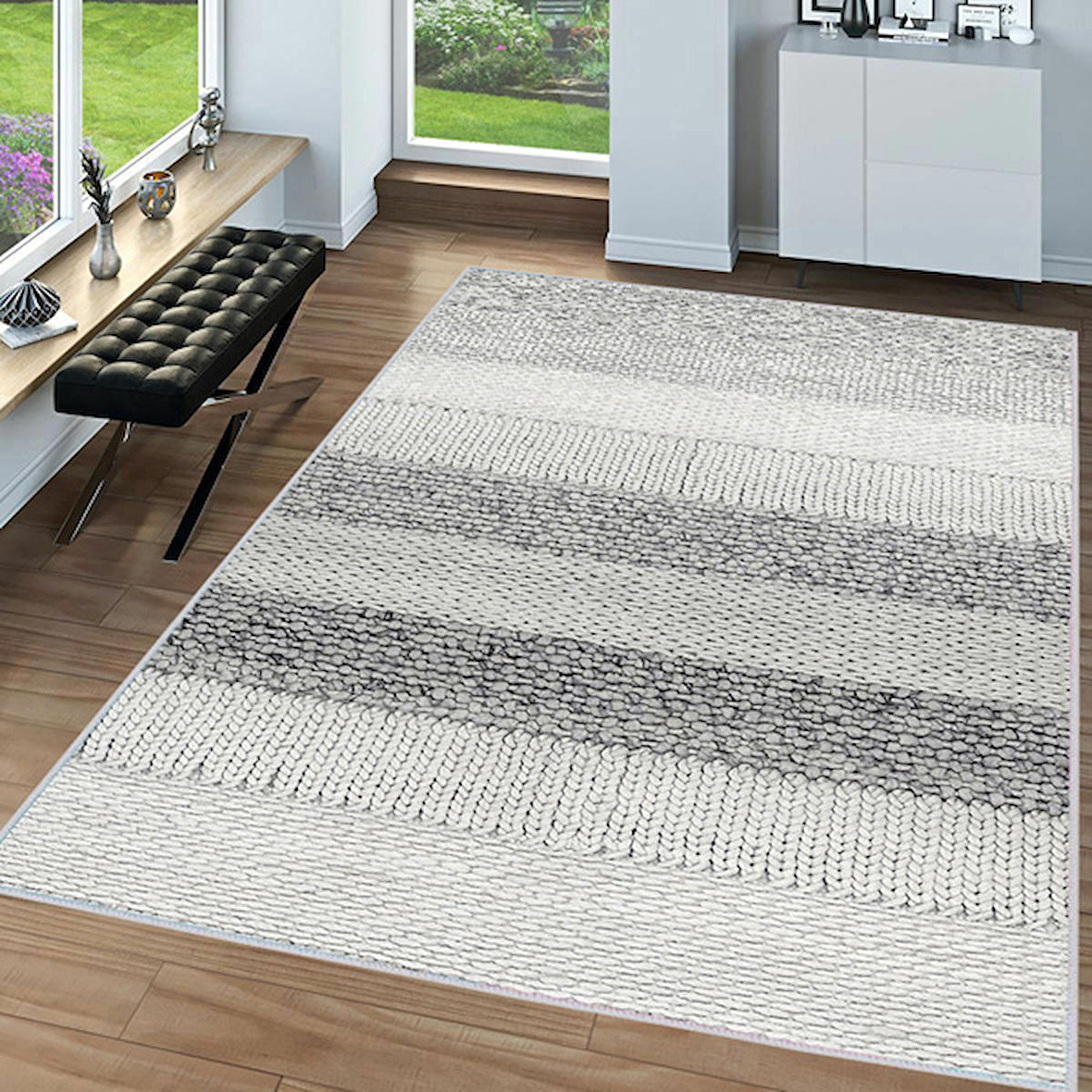 Dijital Baskı Yıkanabilir Kaymaz Taban Salon Halısı Ve Yolluk RVG0044-SD1096