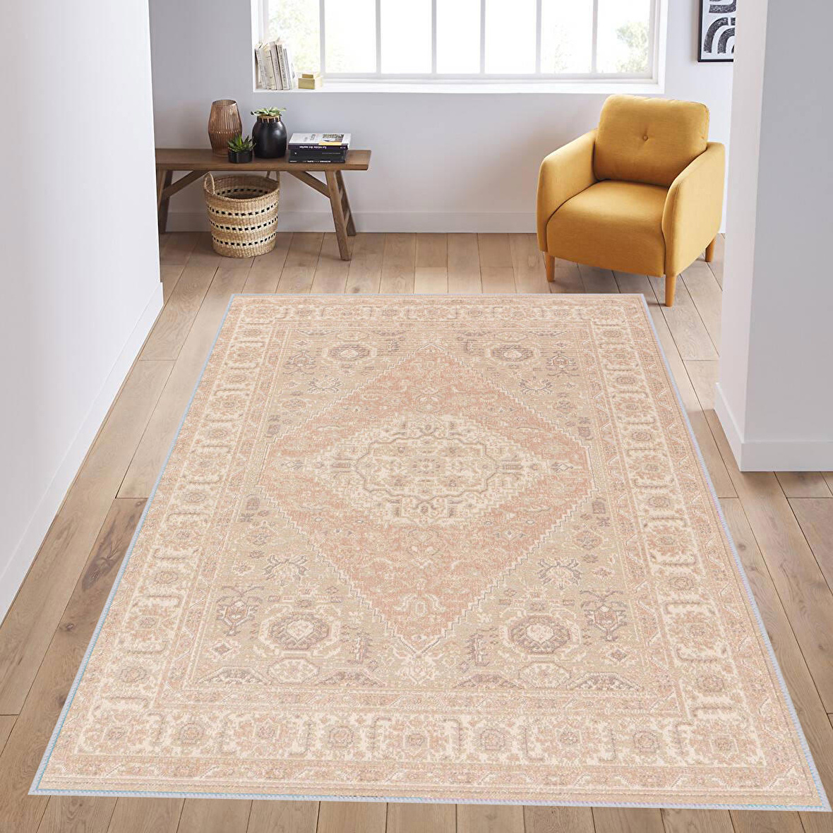 Dijital Baskı Yıkanabilir Kaymaz Taban Salon Halısı Ve Yolluk RVG1143