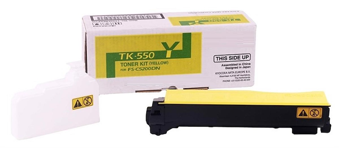 Tonersepeti Kyocera Mita TK-550 Sarı Muadil Toner