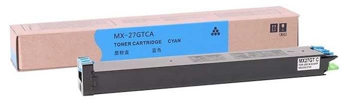 Tonersepeti Sharp MX-27GTCA Mavi Muadil Fotokopi Toner