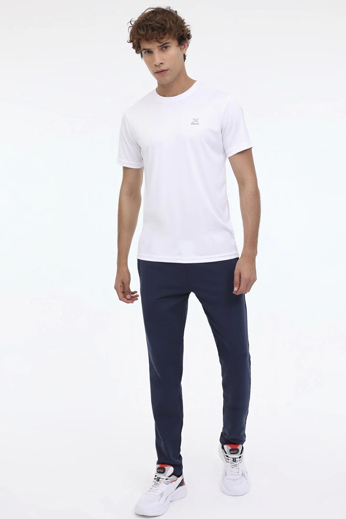 Kinetix M-SN97 Basic Pes C Neck T-shirt 2 Pr Beyaz