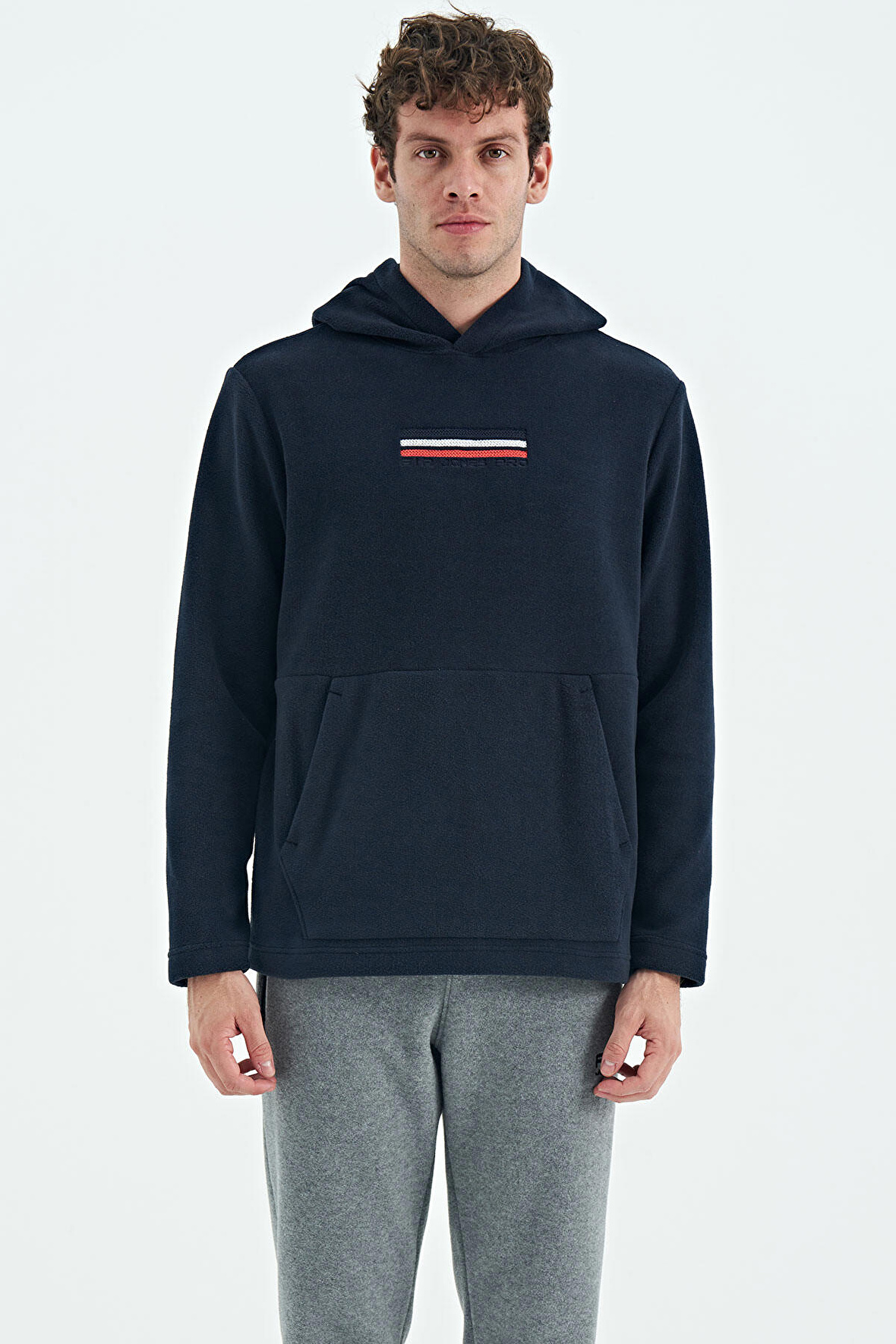 Hern Lacivert Erkek Polar Sweatshirt - 88301