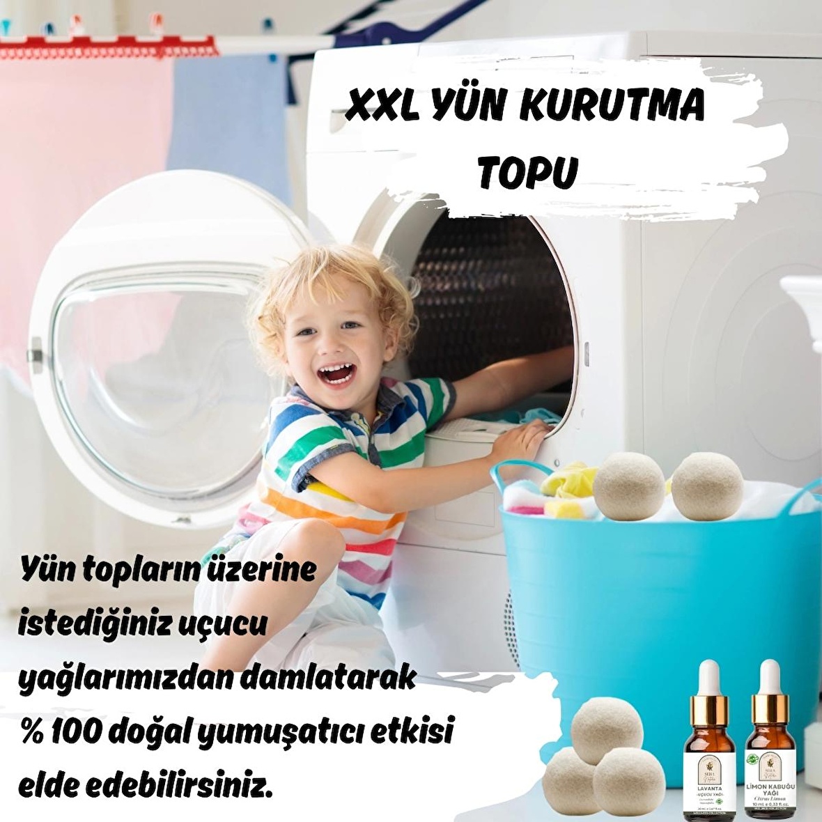 XXL Yün Kurutma Topu 50 gr.