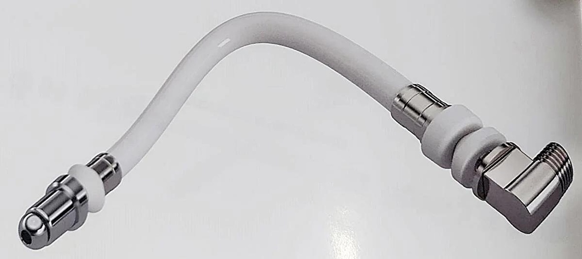 Yapıtaşı Yt122 Uzun Asma Klozet Esnek Taharet Çubuğu Dirsekli 200mm