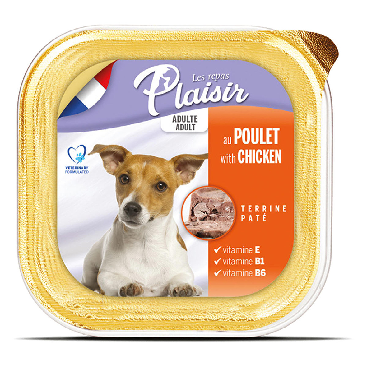 Tavuk Etli Pate Plaisir 150Gr Yaş Köpek Maması