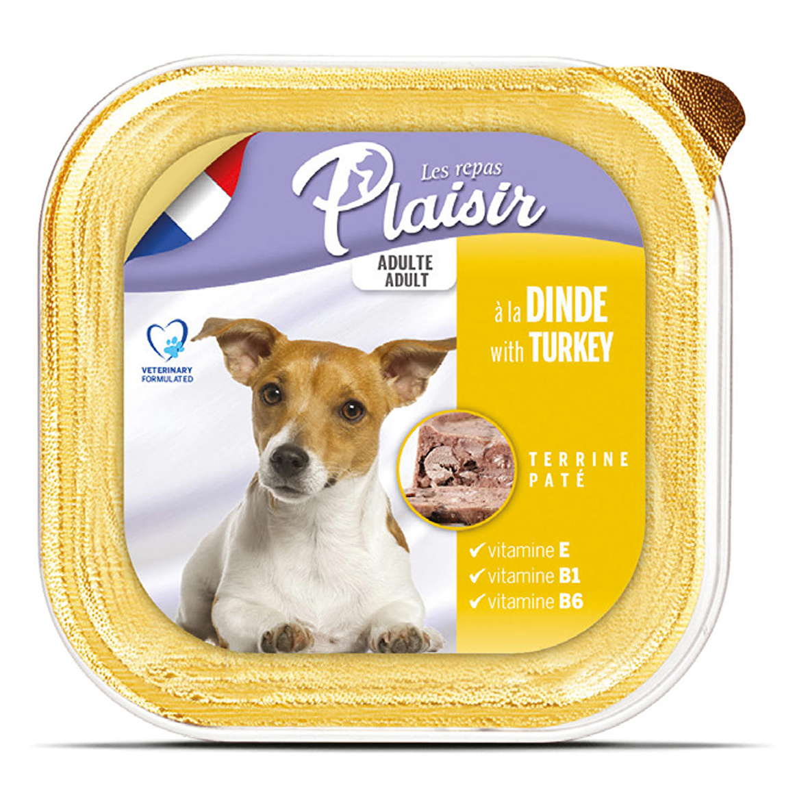 Hindi Etli Pate Plaisir 150Gr Yaş Köpek Maması