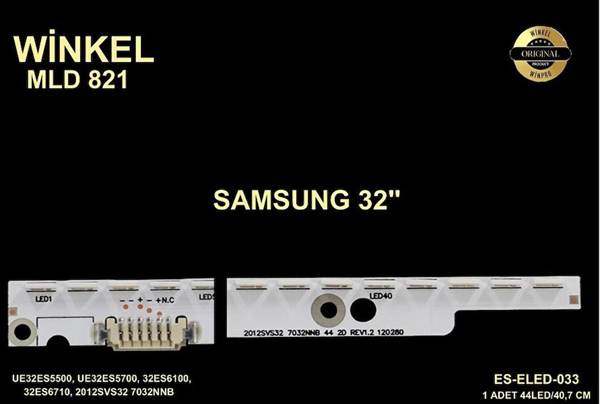 Samsung Slim Led Bar 32 inç 2x40,7cm 44 Ledli Tv Led Bar 284356-DD5