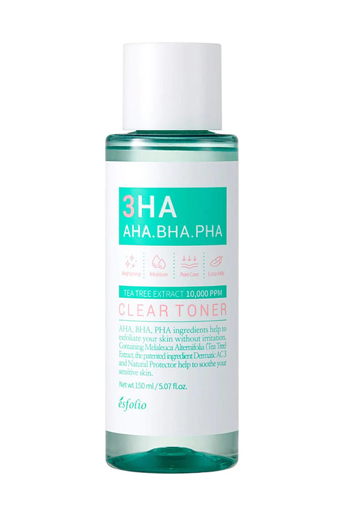 Akne ve Sivilce Karşıtı AHA BHA PHA Bakım Toniği ESFOLIO 3HA Clear ...