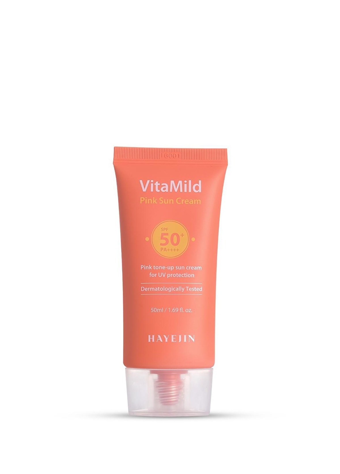 HAYEJIN Vita Mild Pink Sun Cream SPF50+ PA++++ 50ml (Pembe Alt Tonlu ...