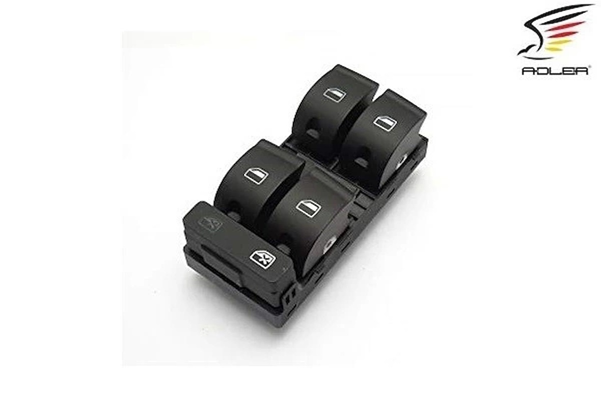 Cam Açma Anahtarı ( 4 Lü )-Audı A4-5-8-A4 Quattro-5-8-Rs4-6-8