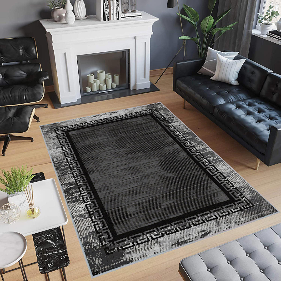 Dijital Baskı Yıkanabilir Kaymaz Taban Salon Halısı Ve Yolluk RVG0474