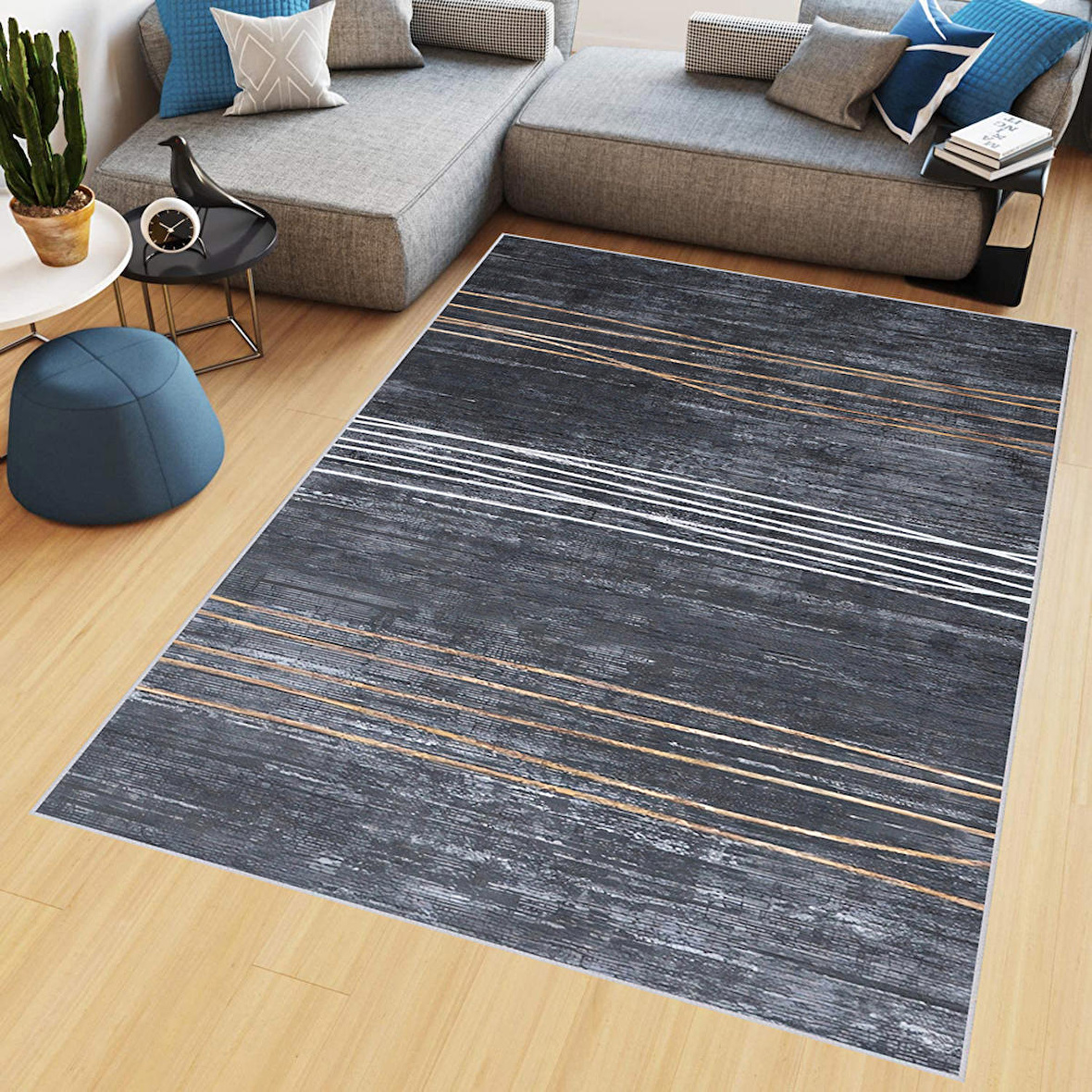 Dijital Baskı Yıkanabilir Kaymaz Taban Salon Halısı Ve Yolluk RVG0450