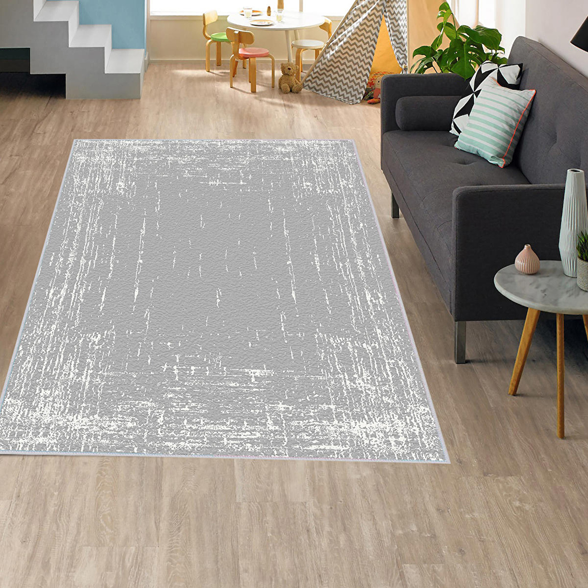 Dijital Baskı Yıkanabilir Kaymaz Taban Salon Halısı Ve Yolluk RVG1613