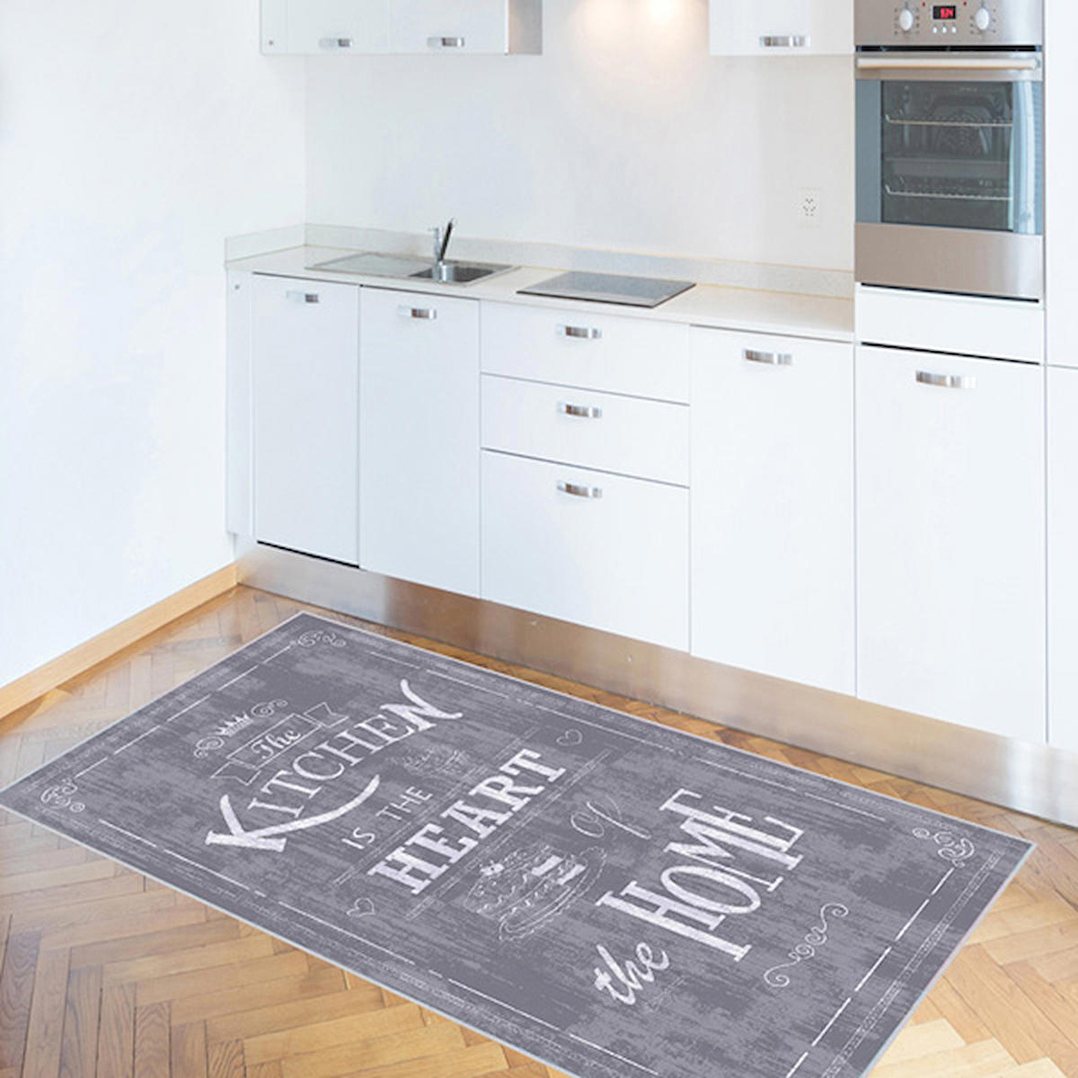 Dijital Baskı Yıkanabilir Kaymaz Taban Mutfak Halısı Ve Yolluk RVG2055-SD522