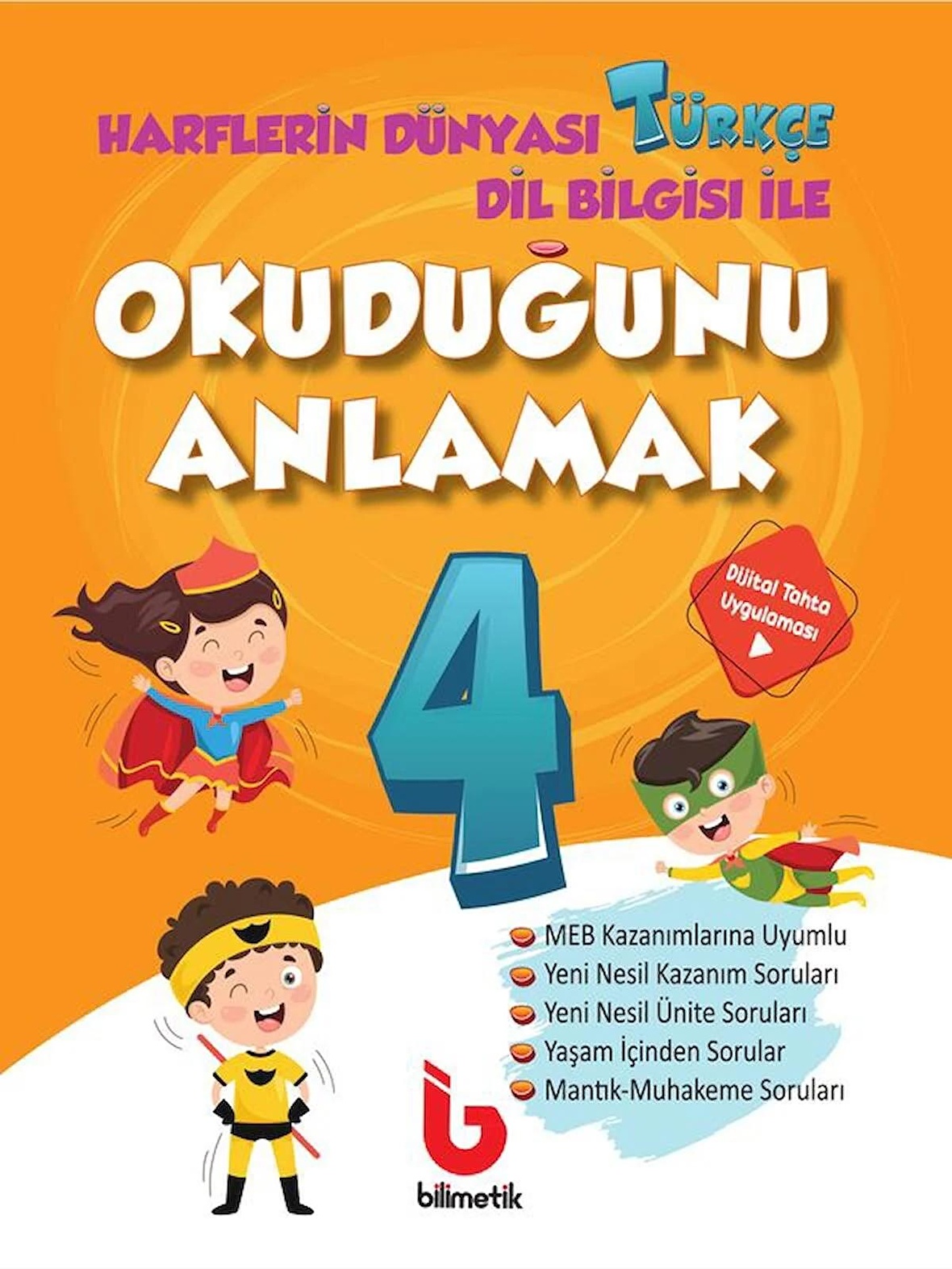 4.SINIF TÜRKÇE ( Harflerin Dünyası Okuduğunu Anlamak Yeni Nesil ...