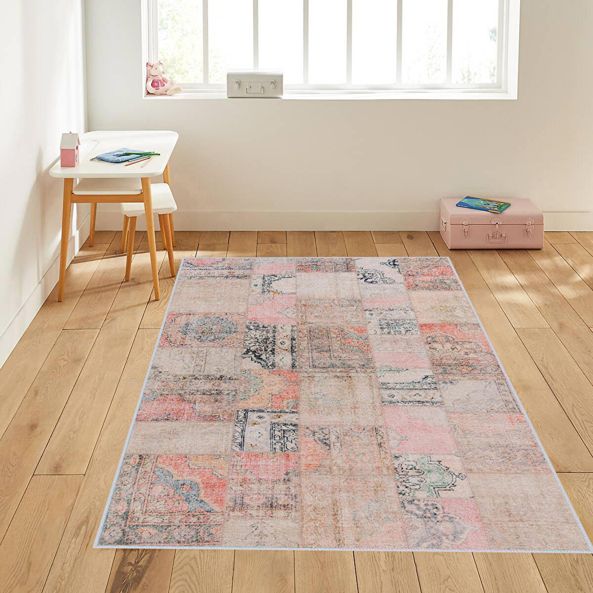 Dijital Baskı Yıkanabilir Kaymaz Taban Salon Halısı Ve Yolluk RVG1141