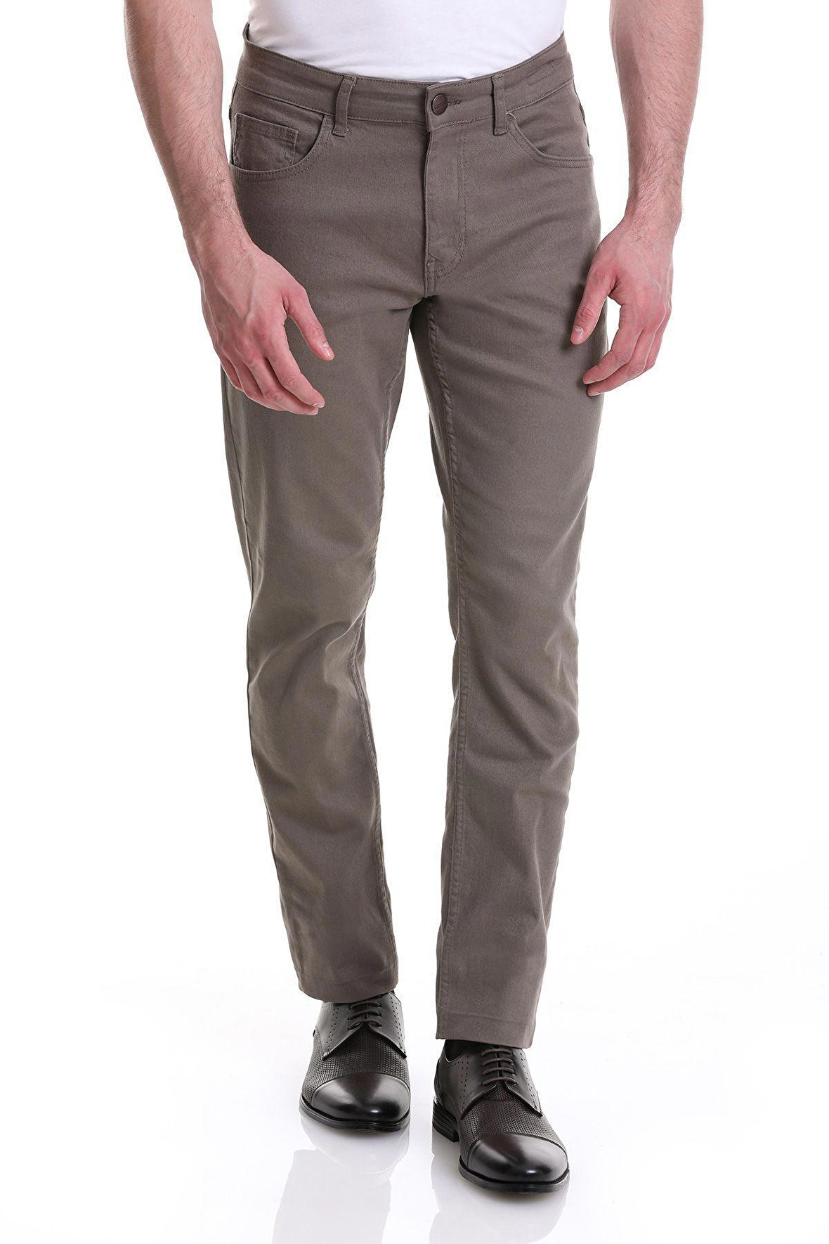 Vizon Regular Fit Düz 5 Cep Pamuklu Kot Pantolon | 34